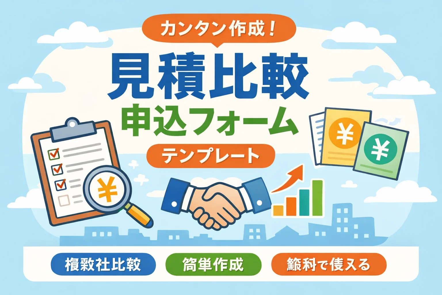 見積比較申込フォームテンプレート