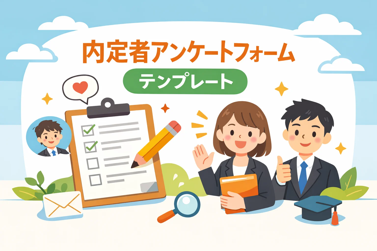 内定者アンケートフォームテンプレート