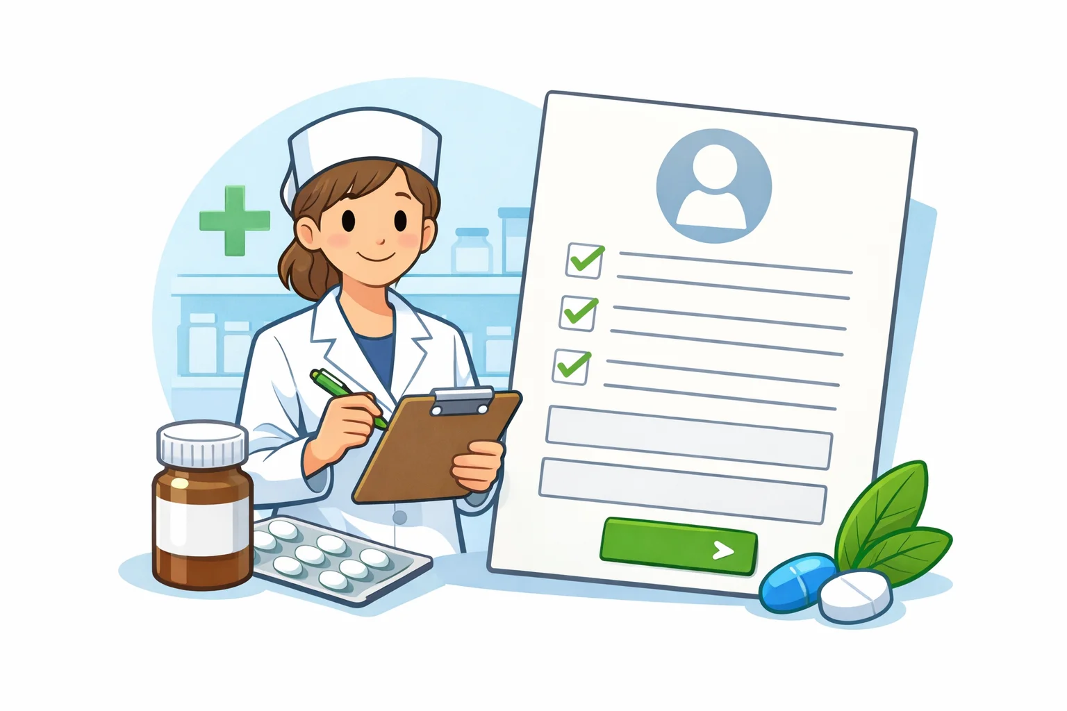 薬剤師採用応募フォームテンプレート