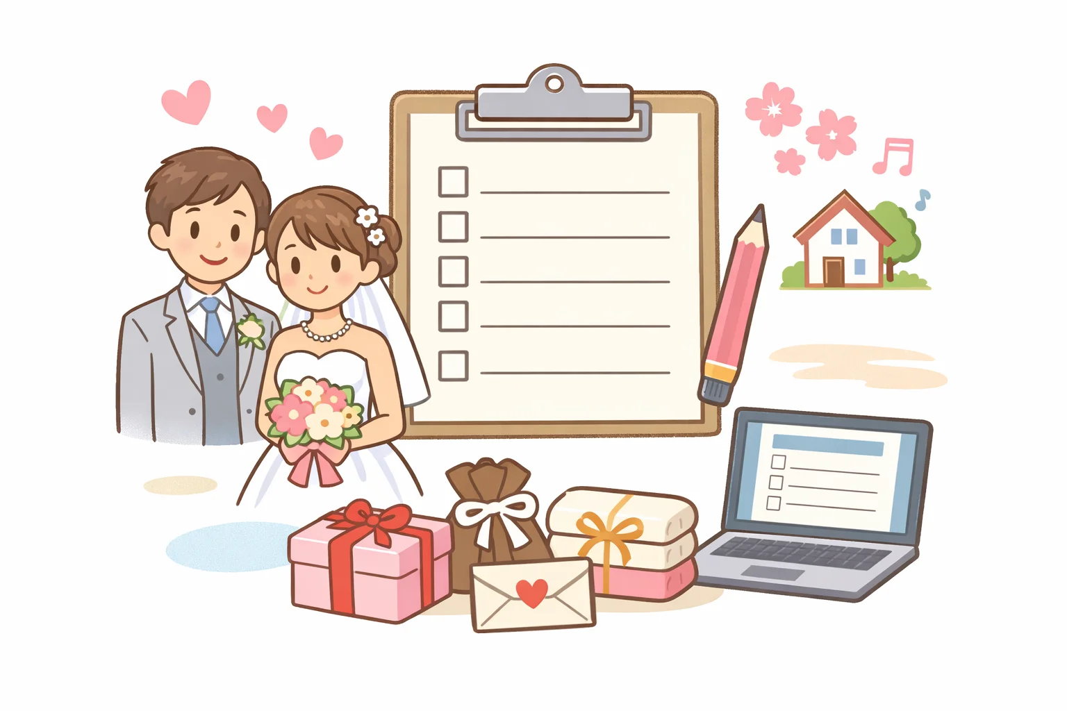 結婚内祝い注文フォームテンプレート