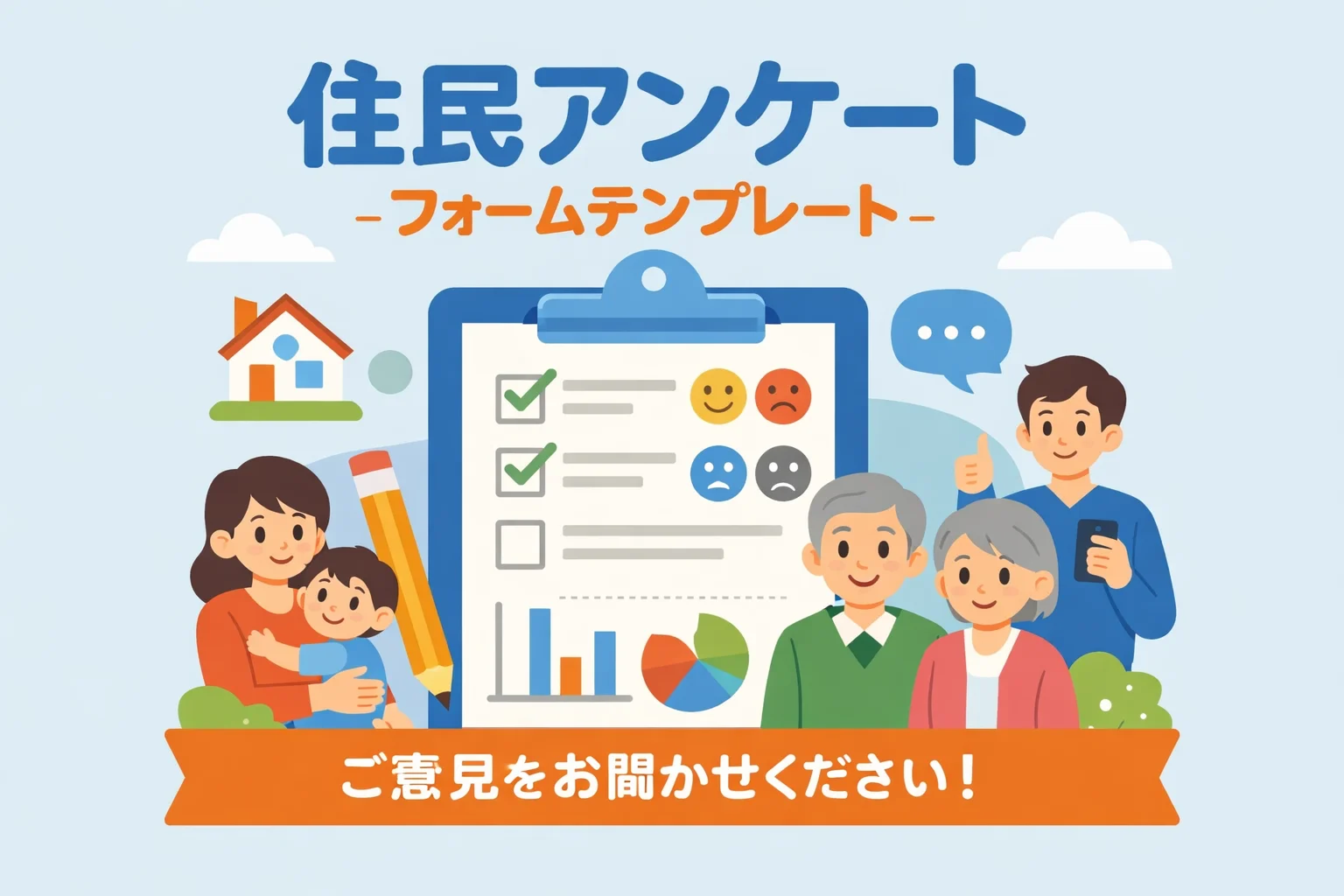 住民アンケートフォームテンプレート