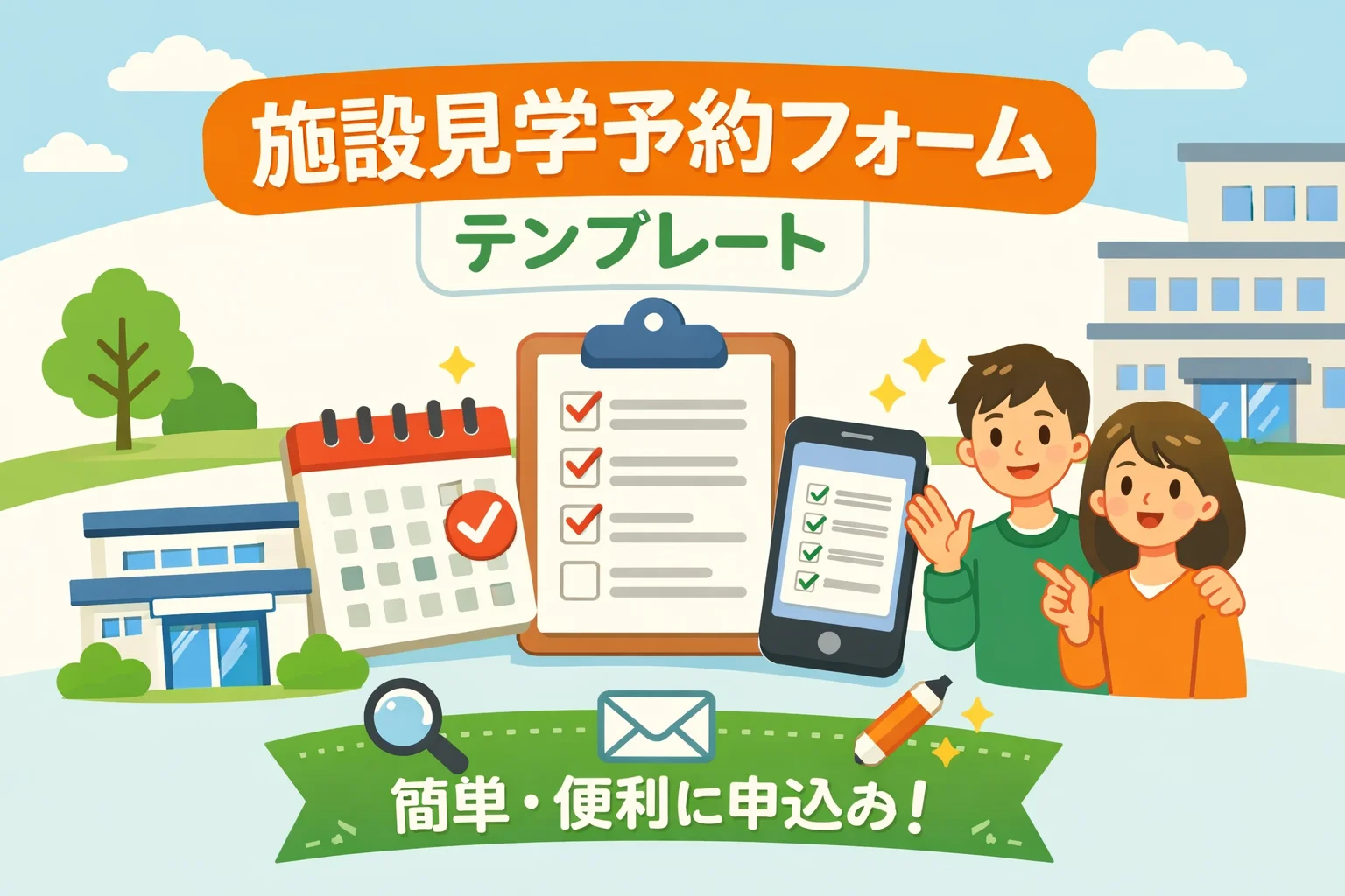 施設見学予約フォームテンプレート