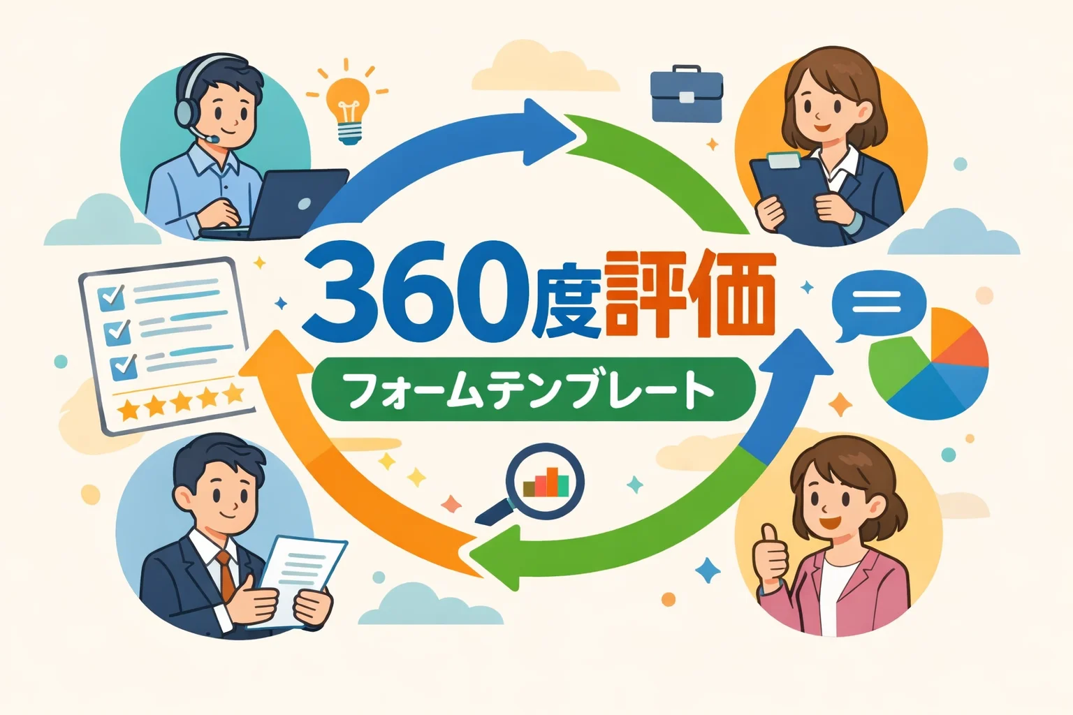 360度評価（多面評価）フォームテンプレート