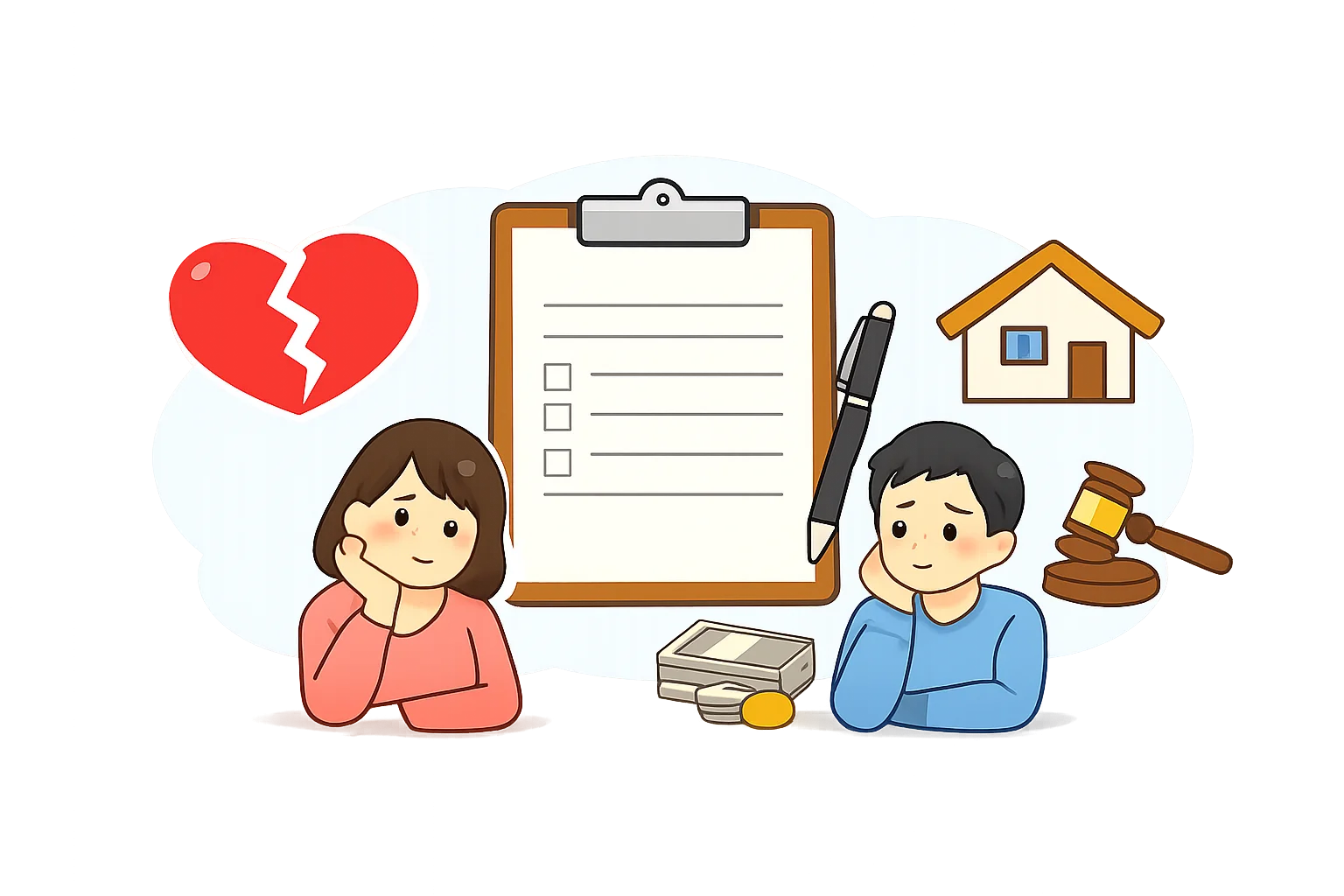 離婚に関するご相談受付フォームテンプレート