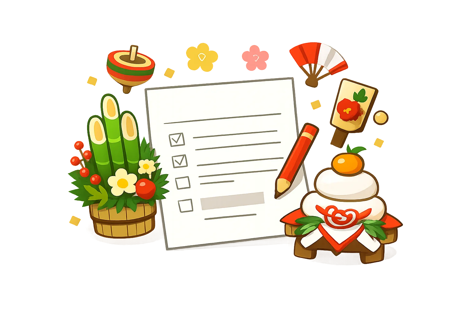 新年会出欠確認フォームテンプレート
