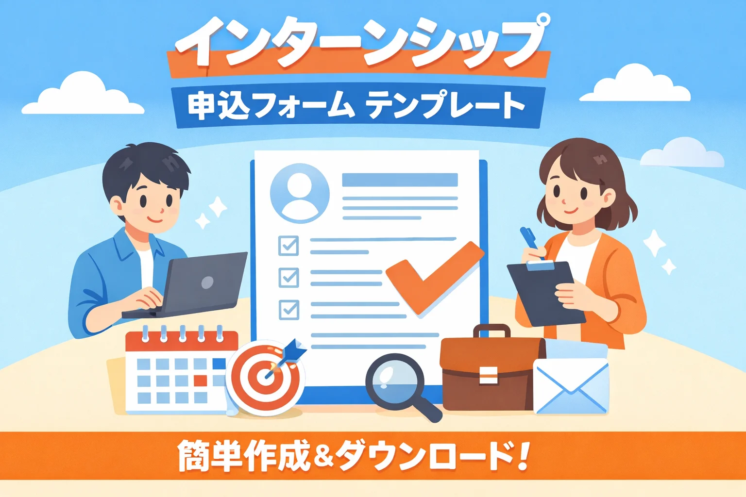 インターンシップ申込フォームテンプレート