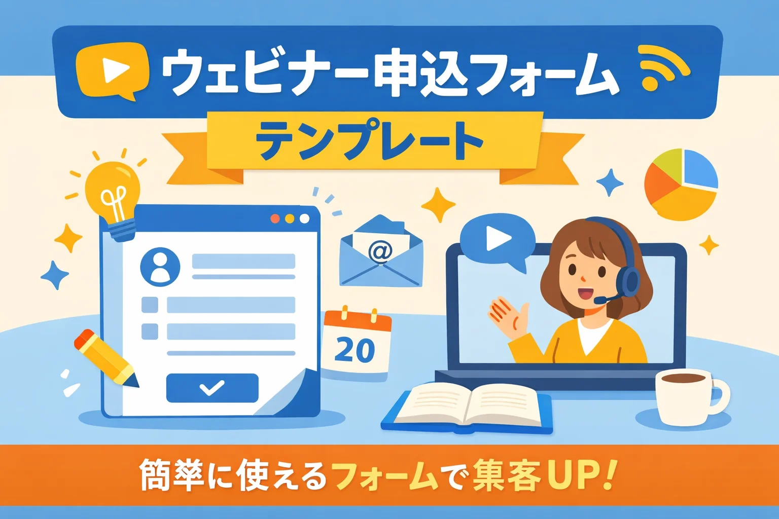 ウェビナー申込フォームテンプレート