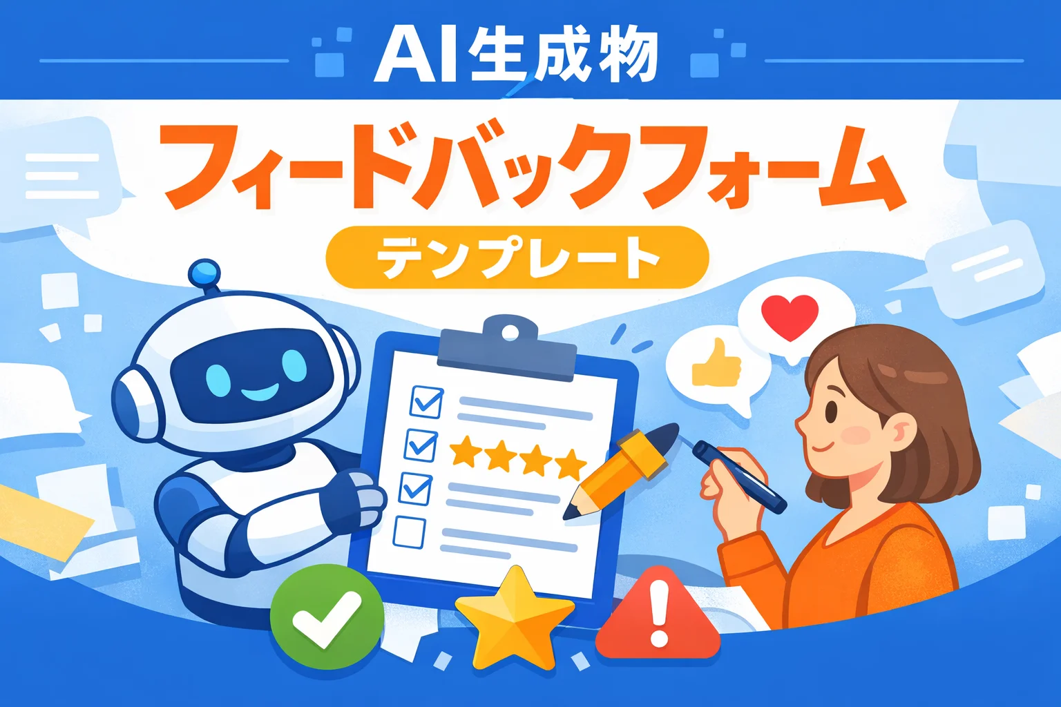 AI生成物フィードバックフォームテンプレート