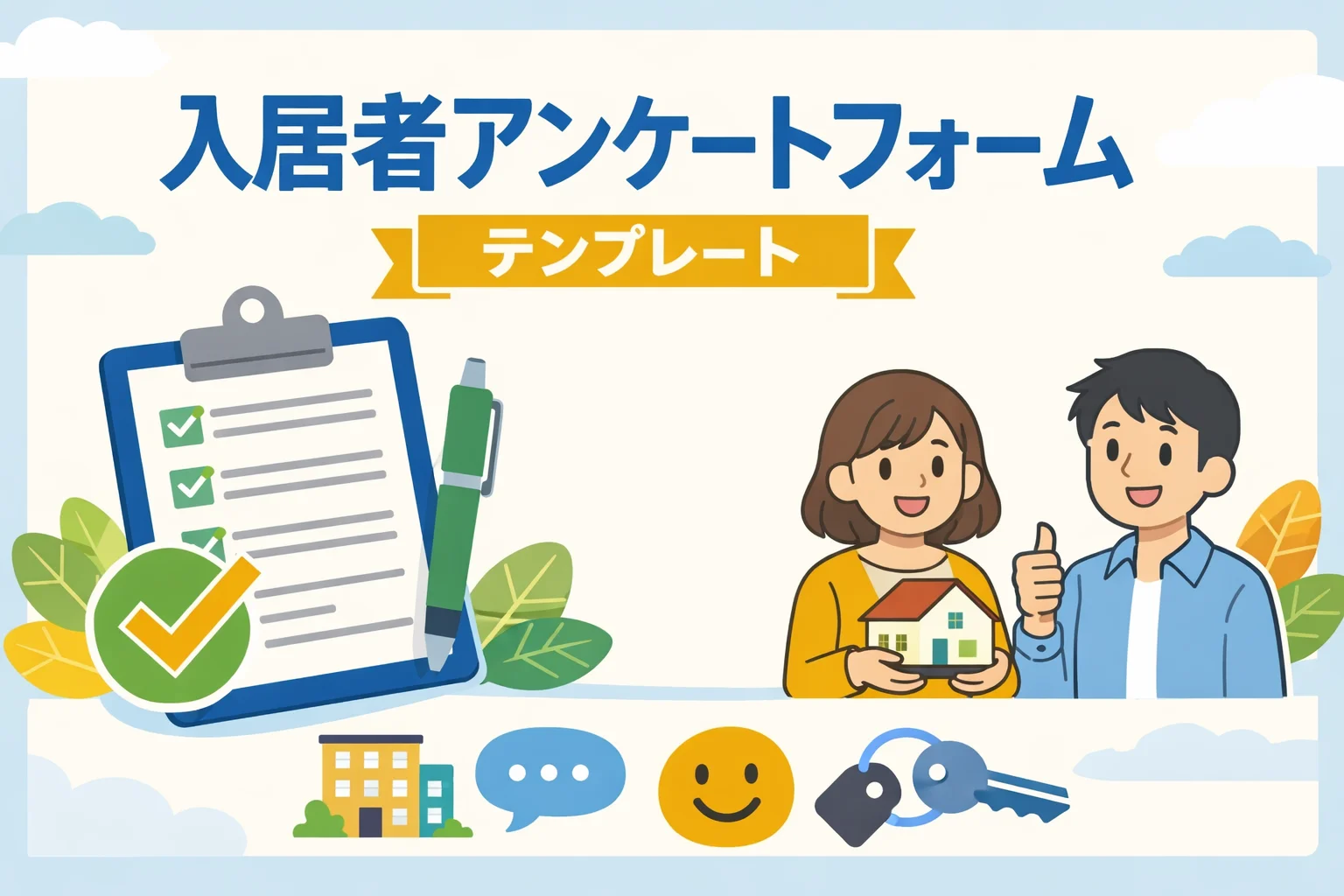 入居者アンケートフォームテンプレート