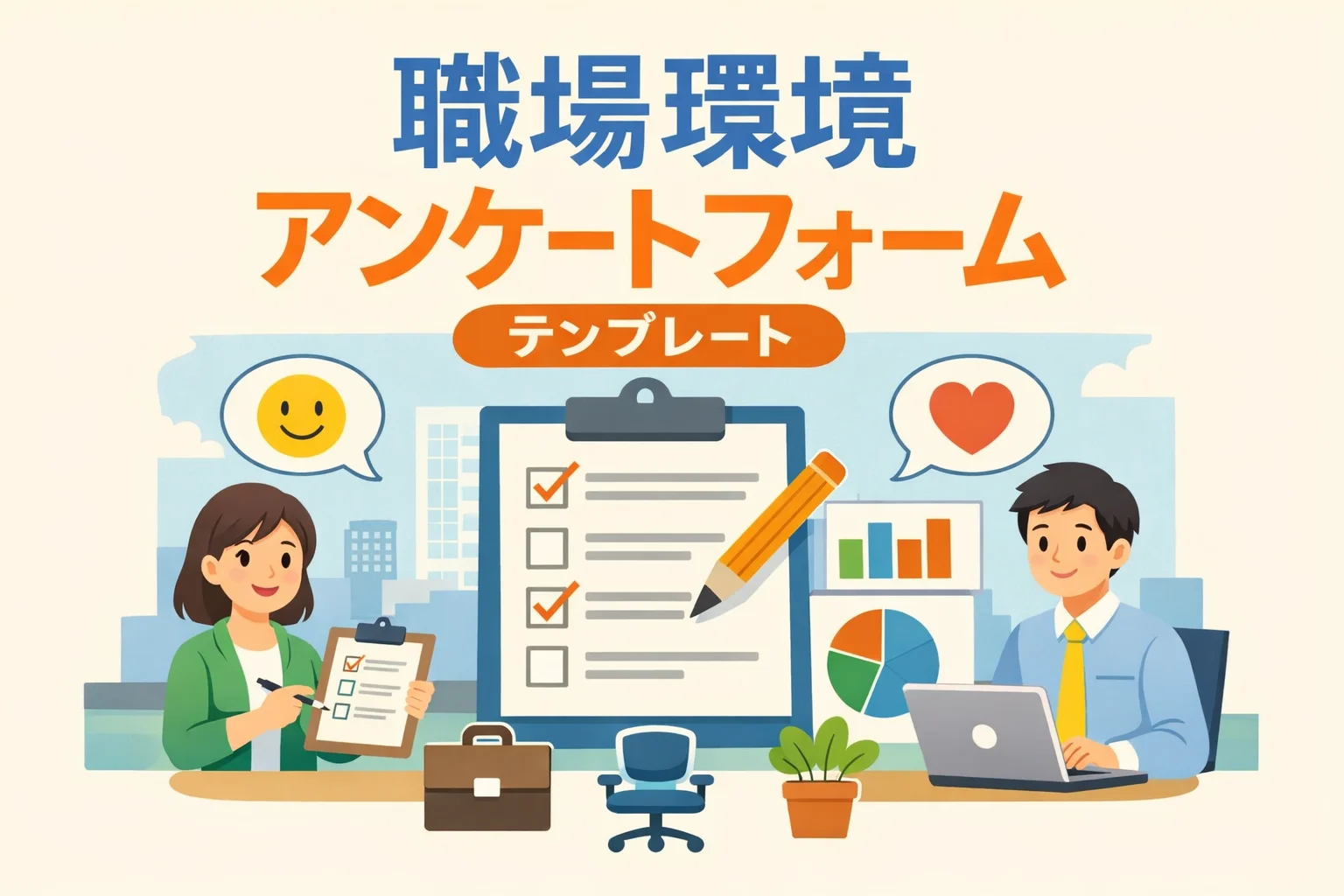 職場環境アンケートフォームテンプレート