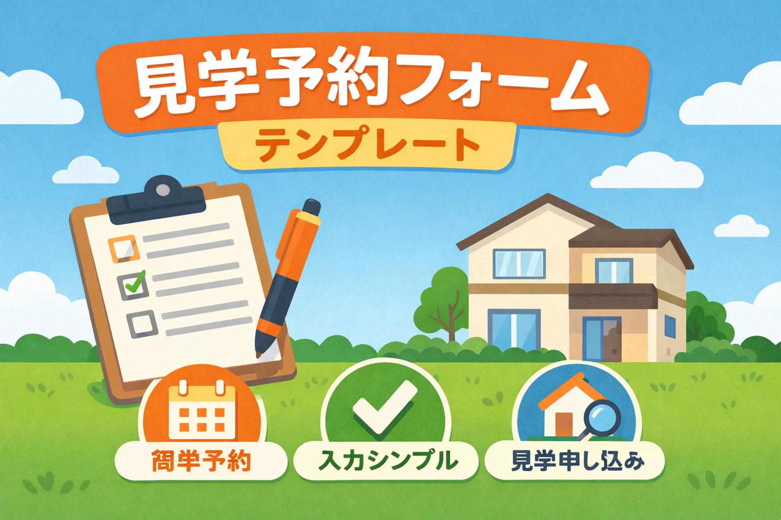 見学予約フォームテンプレート