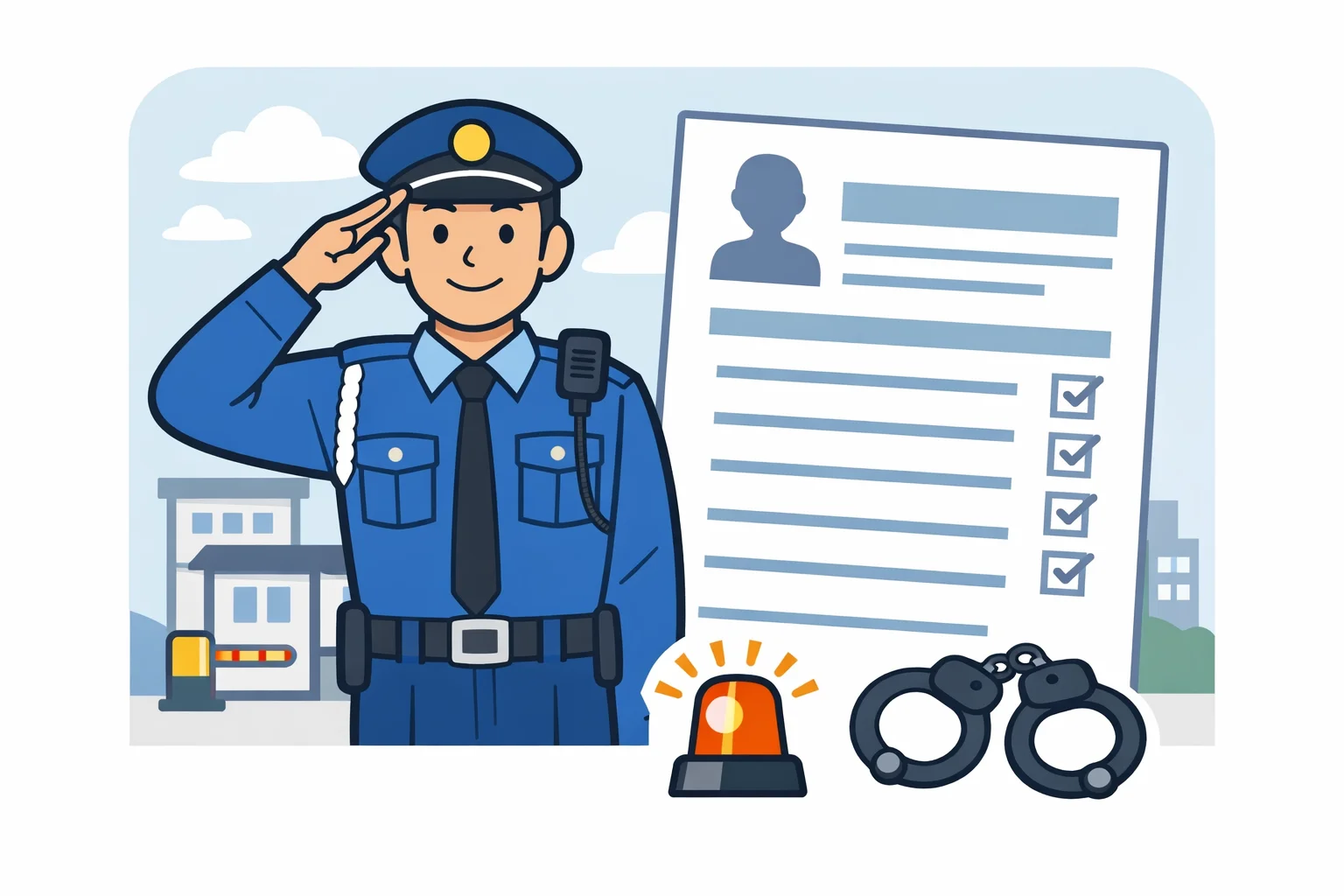 警備員採用応募フォームテンプレート