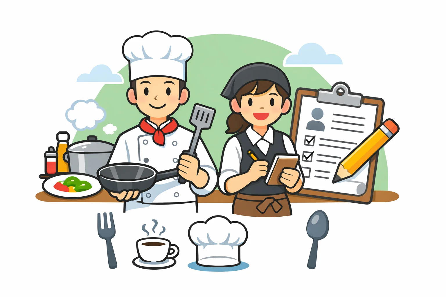 調理師・飲食店スタッフ採用応募フォームテンプレート