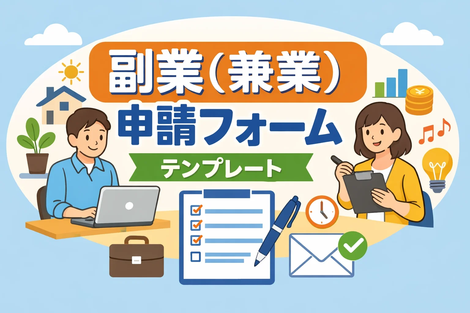 副業（兼業）申請フォームテンプレート