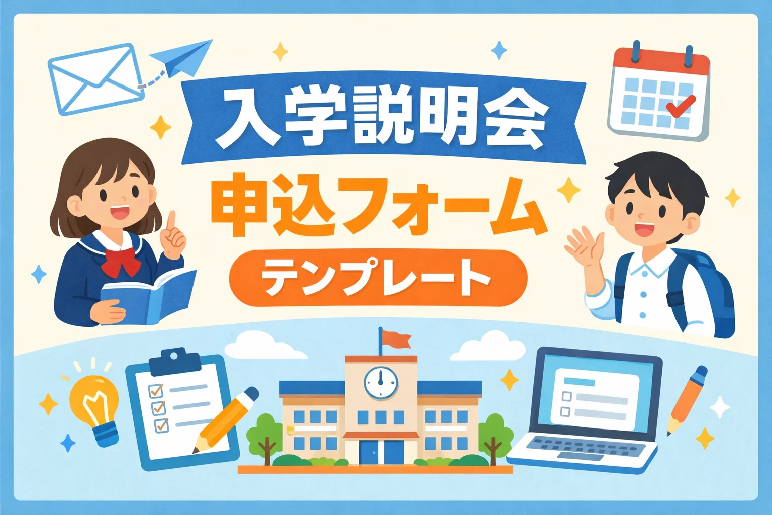 入学説明会申込フォームテンプレート