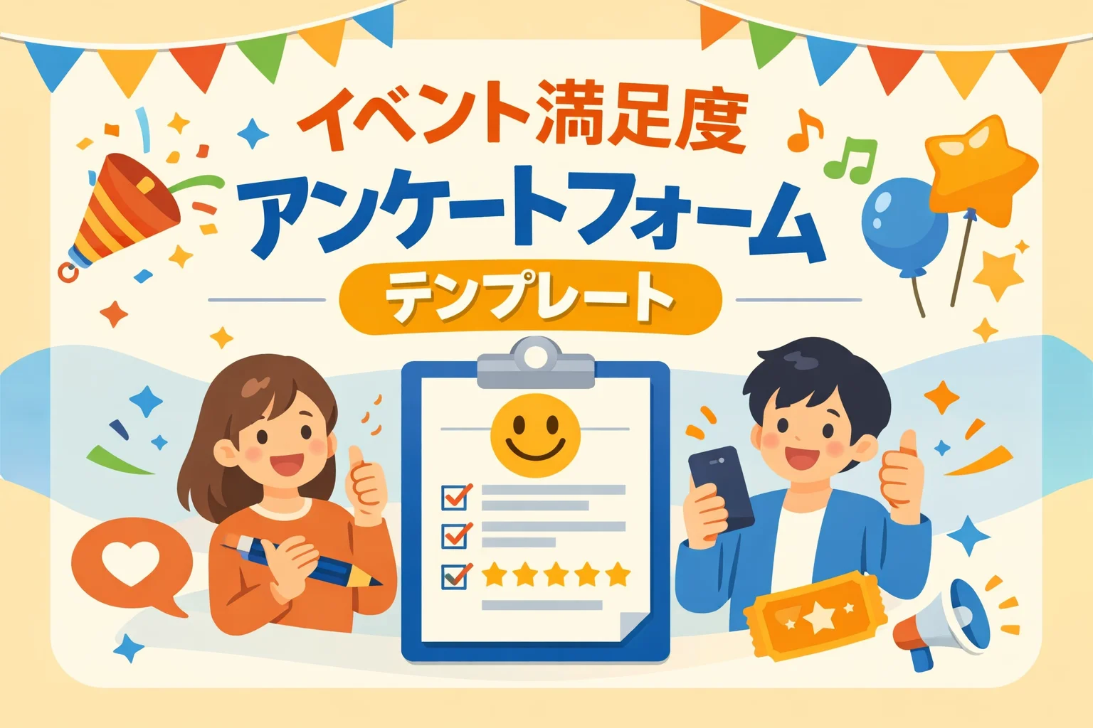イベント満足度アンケートフォームテンプレート
