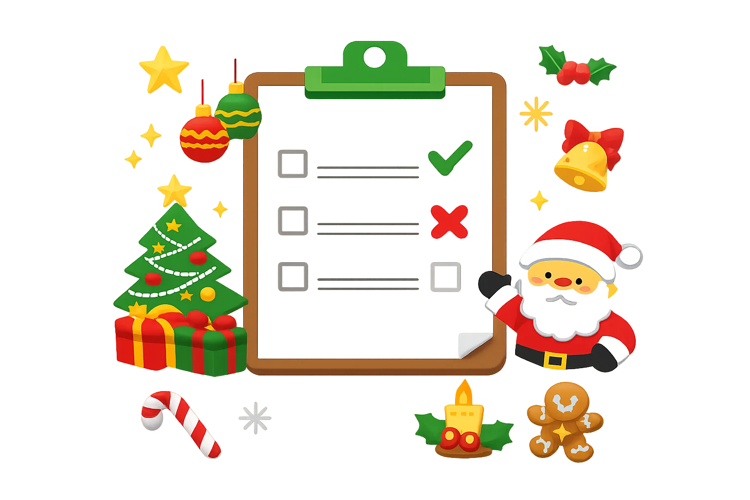 クリスマス会出欠確認フォームテンプレート